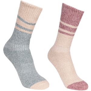 (6/9, Spruce Green / Oatmeal) Trespass Womens Anti Blister Walking Socks 2 Pack (6/9, Spruce Green / Oatmeal) Trespass Womens Anti Blister Walking Socks 2 Pack