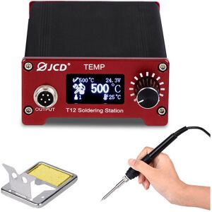 GreenZech (EU Plug) DIY Soldering Station Soldering Iron Kits Digital display Adjustable T GreenZech (EU Plug) DIY Soldering Station Soldering Iron Kits Digital display Adjustable T
