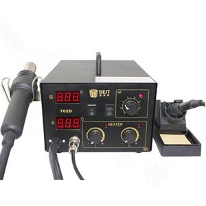 GreenZech (US Plug) 2 In 1 650W High Power Hot Air Gun Soldering Rework Station with Digit GreenZech (US Plug) 2 In 1 650W High Power Hot Air Gun Soldering Rework Station with Digit