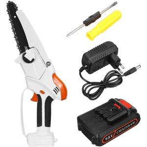 GreenZech (One Battery) 98VF 6Inch Cordless Electric Chain Saw Rechargeable Wood Cutter Wo GreenZech (One Battery) 98VF 6Inch Cordless Electric Chain Saw Rechargeable Wood Cutter Wo