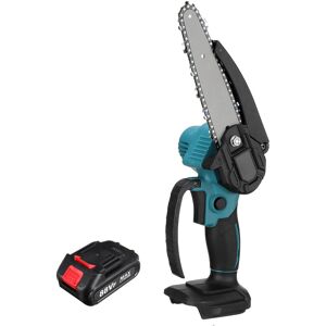 GreenZech (Blue, Without Battery) 88VF 4000RPM 6" Cordless Electric Chainsaw Wood Cutter S GreenZech (Blue, Without Battery) 88VF 4000RPM 6" Cordless Electric Chainsaw Wood Cutter S