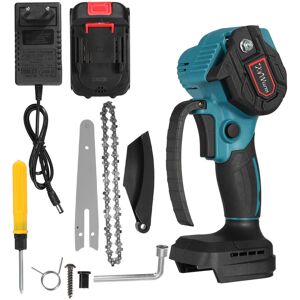 GreenZech (One Battery, EU Plug) 6 Inch 88VF Portable Electric Pruning Chain Saw Small Woo GreenZech (One Battery, EU Plug) 6 Inch 88VF Portable Electric Pruning Chain Saw Small Woo