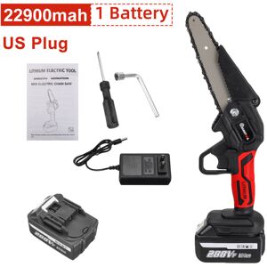 GreenZech (One Battery, US Plug) 6 Inch 1200W Electric Chain Saw Cordless Pruning Chainsaw GreenZech (One Battery, US Plug) 6 Inch 1200W Electric Chain Saw Cordless Pruning Chainsaw