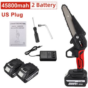 GreenZech (Two Batteries, US Plug) 6 Inch 1200W Electric Chain Saw Cordless Pruning Chains GreenZech (Two Batteries, US Plug) 6 Inch 1200W Electric Chain Saw Cordless Pruning Chains