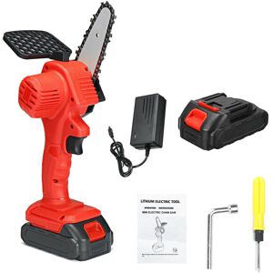 GreenZech (EU Plug) 550W 24V 4" Mini Cordless Electric Chain Saw One-Hand Woodworking Wood GreenZech (EU Plug) 550W 24V 4" Mini Cordless Electric Chain Saw One-Hand Woodworking Wood