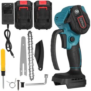 GreenZech (Two Batteries, EU Plug) 6Inch 88VF Portable Electric Pruning Chain Saw Recharge GreenZech (Two Batteries, EU Plug) 6Inch 88VF Portable Electric Pruning Chain Saw Recharge