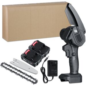 GreenZech (Two Batteries) 21V Cordless Electric Chainsaw Chain Saw Handheld Garden Wood Cu GreenZech (Two Batteries) 21V Cordless Electric Chainsaw Chain Saw Handheld Garden Wood Cu