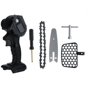 GreenZech (Black) 4 Inch 800W Electric Chain Saw Handheld Logging Saws For Makita 18V-21V GreenZech (Black) 4 Inch 800W Electric Chain Saw Handheld Logging Saws For Makita 18V-21V