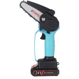 GreenZech (Blue, Without Battery) 1000W 4 Inch Cordless Electric Chain Saw Wood Mini Cutte GreenZech (Blue, Without Battery) 1000W 4 Inch Cordless Electric Chain Saw Wood Mini Cutte