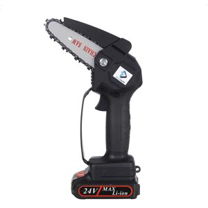 GreenZech (Black, Without Battery) 1000W 4 Inch Cordless Electric Chain Saw Wood Mini Cutt GreenZech (Black, Without Battery) 1000W 4 Inch Cordless Electric Chain Saw Wood Mini Cutt