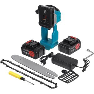 GreenZech (Two Batteries, EU Plug) 21V 10 Inch Cordless Electric Chain Saw Wood Mini Cutte GreenZech (Two Batteries, EU Plug) 21V 10 Inch Cordless Electric Chain Saw Wood Mini Cutte