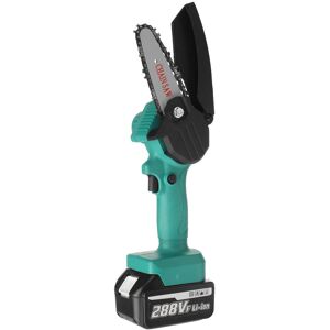 GreenZech (Blue, Two Batteries) Cordless Electric One-Hand Saw Mini Woodworking Chain Saw GreenZech (Blue, Two Batteries) Cordless Electric One-Hand Saw Mini Woodworking Chain Saw