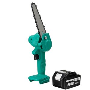 GreenZech (One Battery, EU Plug) 6 Inch Portable Electric Chain Saw Pruning Saw Rechargeab GreenZech (One Battery, EU Plug) 6 Inch Portable Electric Chain Saw Pruning Saw Rechargeab