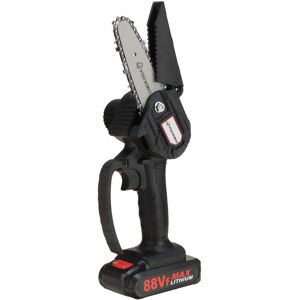 GreenZech (Black, Two Batteries) 4 Inch 88VF Cordless Electric Chain Saw 1500W One-Hand Sa GreenZech (Black, Two Batteries) 4 Inch 88VF Cordless Electric Chain Saw 1500W One-Hand Sa