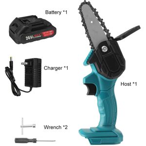 GreenZech (One Battery) 4in 800W 24V Electric Chain Saw Handheld Logging Saw Wood Cutting GreenZech (One Battery) 4in 800W 24V Electric Chain Saw Handheld Logging Saw Wood Cutting