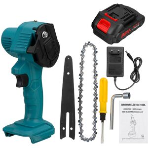 GreenZech (One Battery) 1200W 6 Inch Electric Chain Saw 7500mAh Rechargeable Handheld Logg GreenZech (One Battery) 1200W 6 Inch Electric Chain Saw 7500mAh Rechargeable Handheld Logg