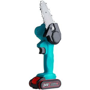GreenZech (Green, One Battery) 4" 24V Rechargeable Cordless Electric Saw Mini Handheld Cha GreenZech (Green, One Battery) 4" 24V Rechargeable Cordless Electric Saw Mini Handheld Cha