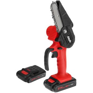 GreenZech (Two Batteries) 4 Inch Mini Cordless Electric Chain Saw LED One-Hand Saws Woodwo GreenZech (Two Batteries) 4 Inch Mini Cordless Electric Chain Saw LED One-Hand Saws Woodwo
