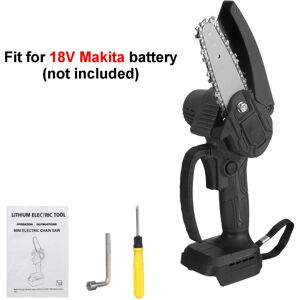 GreenZech (Black) 4 Inch Electric Chain Saw Cordless Chainsaw Multi-function Woodworking W GreenZech (Black) 4 Inch Electric Chain Saw Cordless Chainsaw Multi-function Woodworking W