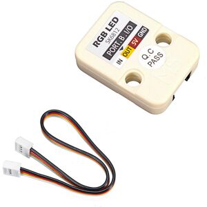 GreenZech 3pcs RGB LED Module Board M5GO Kit STEM DIY Traffic Light Compatible M5 Core GreenZech 3pcs RGB LED Module Board M5GO Kit STEM DIY Traffic Light Compatible M5 Core