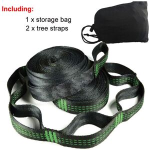 GreenZech (Green) Hammock Straps Belts Extra Strong & Lightweight Ropes and 600 LBS Breaki GreenZech (Green) Hammock Straps Belts Extra Strong & Lightweight Ropes and 600 LBS Breaki