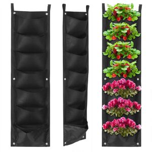 GreenZech Wall Hanging Planting Bags 7 Pockets Plant Grow Bag Planter Vertical Herb GreenZech Wall Hanging Planting Bags 7 Pockets Plant Grow Bag Planter Vertical Herb