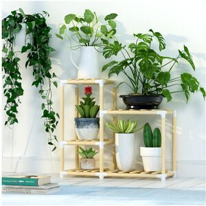 GreenZech (1) 3+3+2Tiers Wooden Plant Stand Indoor Outdoor Patio Garden Flower Pot Stand S GreenZech (1) 3+3+2Tiers Wooden Plant Stand Indoor Outdoor Patio Garden Flower Pot Stand S