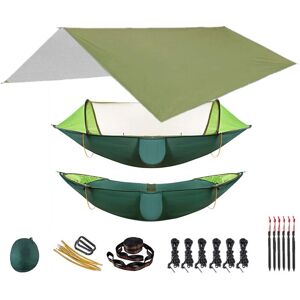 GreenZech (Green and Green) Outdoor Hammock for Travel Camping Hiking Garden Hammock 2 Per GreenZech (Green and Green) Outdoor Hammock for Travel Camping Hiking Garden Hammock 2 Per