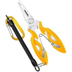 GreenZech (Yellow) Fishing Pliers Stainless Steel Fish Hook Remover Fishing Accessories Sa GreenZech (Yellow) Fishing Pliers Stainless Steel Fish Hook Remover Fishing Accessories Sa