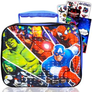 Marvel Avengers Lunch Bag Set For Boys Kids - Bundle with Avengers School Lunch Marvel Avengers Lunch Bag Set For Boys Kids - Bundle with Avengers School Lunch
