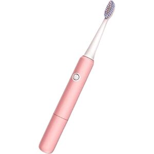 GreenZech (Pink) Sonic Electric Toothbrush Men Women Adult Household Non-Rechargeable Soft GreenZech (Pink) Sonic Electric Toothbrush Men Women Adult Household Non-Rechargeable Soft