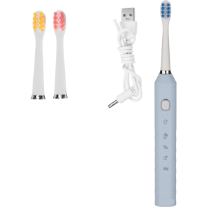 GreenZech (Blue) 18000rpm Electric Toothbrush 5 Modes Tooth Cleaner IPX7 Waterproof For Ab GreenZech (Blue) 18000rpm Electric Toothbrush 5 Modes Tooth Cleaner IPX7 Waterproof For Ab
