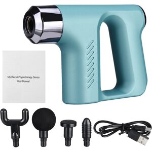 GreenZech (Green) USB Mini Cordless Percussion Massager Deep Tissue Massage Tool 5 Speed P GreenZech (Green) USB Mini Cordless Percussion Massager Deep Tissue Massage Tool 5 Speed P