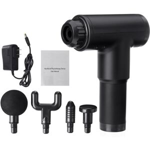 GreenZech (Black, US Plug) 5 Gears Electric Fascia Massager Portable Muscle Vibration Pain GreenZech (Black, US Plug) 5 Gears Electric Fascia Massager Portable Muscle Vibration Pain