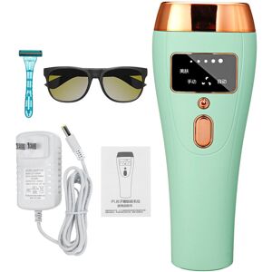 GreenZech (Green, EU Plug) 999,999 Flashes IPL LCD Permanent Hair Removal Device 5 Modes L GreenZech (Green, EU Plug) 999,999 Flashes IPL LCD Permanent Hair Removal Device 5 Modes L