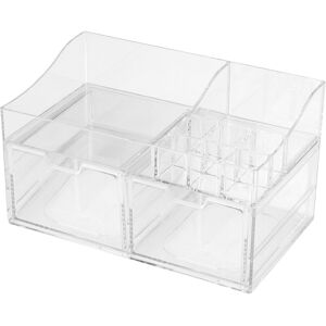 GreenZech (Transparent 2 Draws) Acrylic Cosmetic Organizer Transparent Storage Box All In GreenZech (Transparent 2 Draws) Acrylic Cosmetic Organizer Transparent Storage Box All In