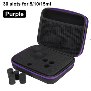 GreenZech (Purple) 30 Slots For 5/10/15ml Essential Oils Carrying Case EVA Storage Bag GreenZech (Purple) 30 Slots For 5/10/15ml Essential Oils Carrying Case EVA Storage Bag