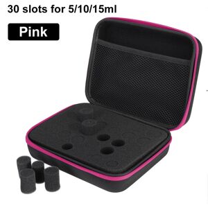 GreenZech (Rose Red) 30 Slots For 5/10/15ml Essential Oils Carrying Case EVA Storage Bag GreenZech (Rose Red) 30 Slots For 5/10/15ml Essential Oils Carrying Case EVA Storage Bag