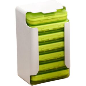 GreenZech (Green) Weekly Pill Organizer Box Tablet Holder Drug Container Organizer Case Fo GreenZech (Green) Weekly Pill Organizer Box Tablet Holder Drug Container Organizer Case Fo
