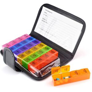 GreenZech Days Pill Box Organizer Weekly Travel Storage Case Portable Pocketbook PU Leathe GreenZech Days Pill Box Organizer Weekly Travel Storage Case Portable Pocketbook PU Leathe