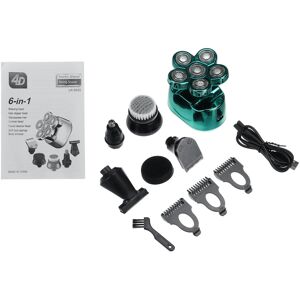GreenZech (With Accessories) 6-in-1 Multifunctional 6D Floating Heads Electric Shaver IPX6 GreenZech (With Accessories) 6-in-1 Multifunctional 6D Floating Heads Electric Shaver IPX6