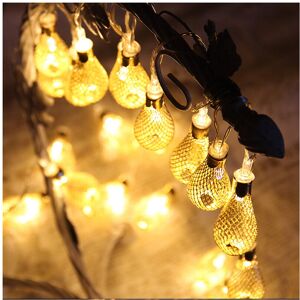 GreenZech (Warm White) Battery Operated 2.2M 20LEDs Moroccan Bulbs Fairy String Lights for GreenZech (Warm White) Battery Operated 2.2M 20LEDs Moroccan Bulbs Fairy String Lights for