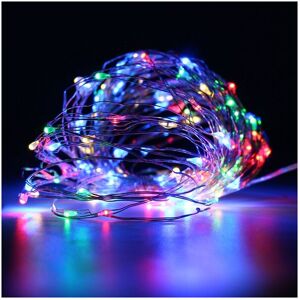 GreenZech (Multicolor) Battery Powered 10M 100LEDs Waterproof Silver Wire String Light For GreenZech (Multicolor) Battery Powered 10M 100LEDs Waterproof Silver Wire String Light For