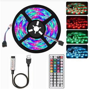GreenZech (1M) 1M/2M/3M/4M/5M 5050 RGB LED Strip Light USB Power Color Changing Tape Cabin GreenZech (1M) 1M/2M/3M/4M/5M 5050 RGB LED Strip Light USB Power Color Changing Tape Cabin