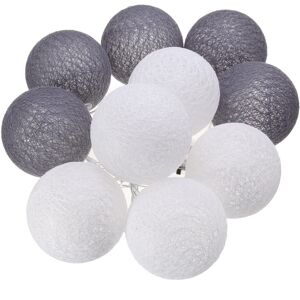 GreenZech (B) Battery Powered 10LED Cotton Ball String HoliDay Light Lamp for Wedding Vale GreenZech (B) Battery Powered 10LED Cotton Ball String HoliDay Light Lamp for Wedding Vale