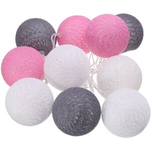 GreenZech (E) Battery Powered 10LED Cotton Ball String HoliDay Light Lamp for Wedding Vale GreenZech (E) Battery Powered 10LED Cotton Ball String HoliDay Light Lamp for Wedding Vale