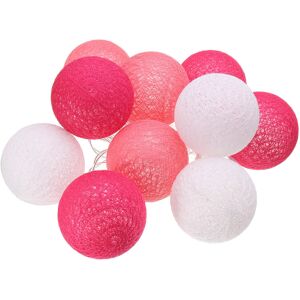 GreenZech (G) Battery Powered 10LED Cotton Ball String HoliDay Light Lamp for Wedding Vale GreenZech (G) Battery Powered 10LED Cotton Ball String HoliDay Light Lamp for Wedding Vale