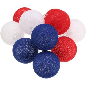 GreenZech (H) Battery Powered 10LED Cotton Ball String HoliDay Light Lamp for Wedding Vale GreenZech (H) Battery Powered 10LED Cotton Ball String HoliDay Light Lamp for Wedding Vale