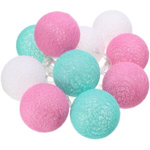 GreenZech (K) Battery Powered 10LED Cotton Ball String HoliDay Light Lamp for Wedding Vale GreenZech (K) Battery Powered 10LED Cotton Ball String HoliDay Light Lamp for Wedding Vale