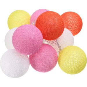 GreenZech (M) Battery Powered 10LED Cotton Ball String HoliDay Light Lamp for Wedding Vale GreenZech (M) Battery Powered 10LED Cotton Ball String HoliDay Light Lamp for Wedding Vale